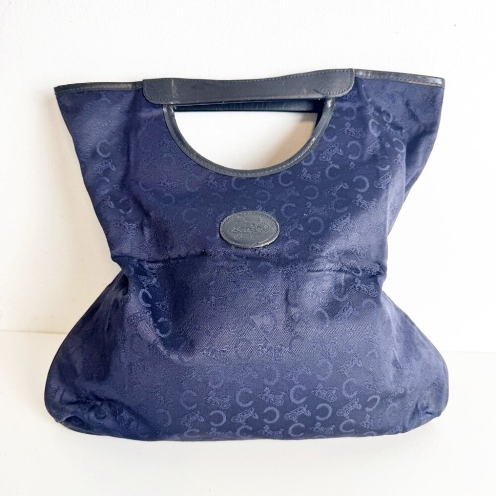 Céline Noevir C Macadam Canvas tote bag